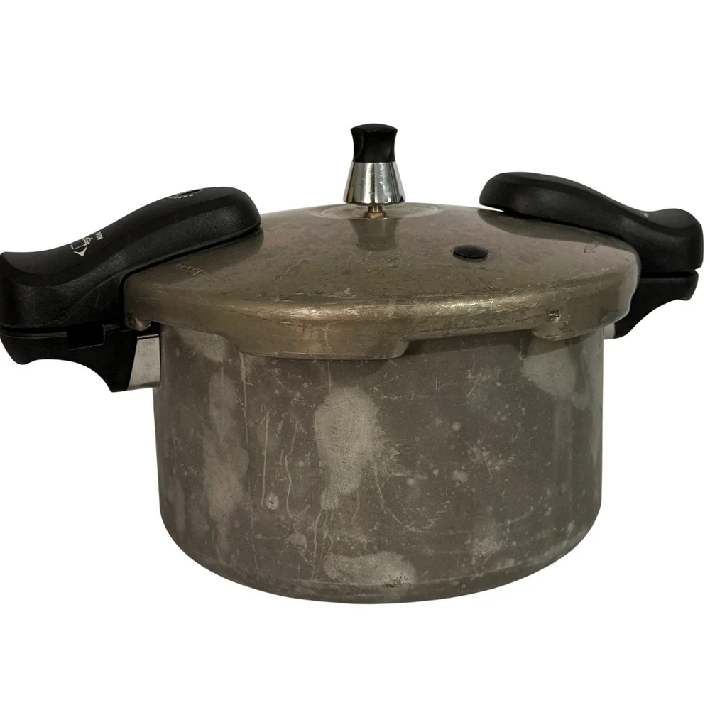 Philippe Richard 5 Quart Pressure Cooker Lid Manual Aluminum‎ Gas Electric